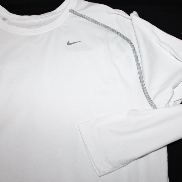 sold Nike Pro Dri-Fit Performance Apparel Cotton Stretch Long Sleeve Crew XL - Picture 4 of 10